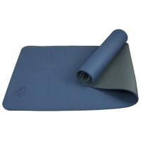 THẢM TẬP YOGA TPE CAO CẤP CHỐNG TRƯỢT PROCARE 6MM HAI MẶT ĐỊNH TUYẾN, TẶNG TÚI THẢM - XANH DƯƠNG