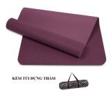 Thảm tập yoga Zeno TPE cao cấp đúc 1 lớp 8mm - màu xanh lá/ xanh dương/ hồng/ tím/ cam