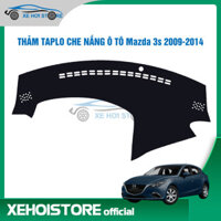 Thảm Taplo che nắng ô tô Mazda 3s năm 2009 đến 2014 chất liệu Nhung dày
