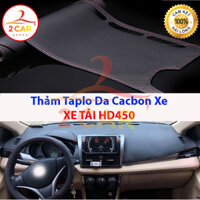 Thảm Taplo Da Cacbon HYUNDAI HD450 chống nóng tốt, chống trơn trượt, vừa khít theo xe