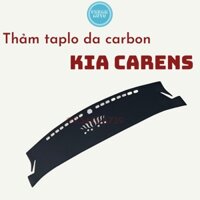 Thảm taplo da carbon Kia Carens 2022 2023 2024 mới nhất, thảm đẹp cao cấp