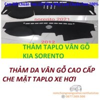 THAM TAPLO DA VÂN KIA SORENTO THẢM TRẢI LÓT TAPLO CAO CẤP 3 LỚP CHỐNG TRƯỢT CHỊU NHIỆT XE HƠI BAO HÀI LÒNG