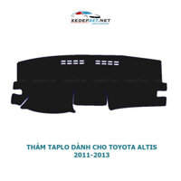 Tham Taplo danh cho xe Toyota Altis 2011 đên 2020 chât liêu Nhung, da Carbon, da vân gô - 2011-2013 - Nhung