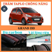 Thảm taplo GRAND I10 bằng lông Cừu 3 lớp hoặc Da Cacbon