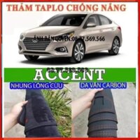 Thảm Taplo Huyndai Accent,Thảm Lót Taplo Xe Hơi Cao Cấp Hàng 3 Lớp Có Chống Trượt,Da Đẹp Bảo Hành 12 Tháng