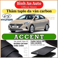 Thảm taplo HYUNDAI ACCENT 2018-2021 da vân cacbon - Bình An Auto