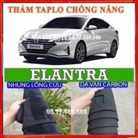 THAM TAPLO HYUNDAI ELANTRA DA VÂN GỖ DA CARBON NHUNG LÔNG CỪU 3 LỚP CÓ CHỐNG TRƯỢT THẢM PHỦ LÓT CHE NẮNG TAPLO