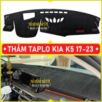 Thảm taplo KIA K5 đời 2021-2024 da carbon,da vân gỗ, tuyết nhung chống nắng cao cấp mới nhất,chuẩn form