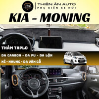 Thảm Taplo KIA MORNING, Lớp Silicon Trống Trượt, Thảm Taplo Ô TÔ Cách Nhiệt, Chất Liệu Da, Da Lộn, Nhung, THIÊN ÂN AUTO