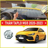 Thảm taplo Mg5 2020 2021 2022 2023 2024 da carbon, da vân gỗ đen, vừa vặn cao cấp, chuẩn form