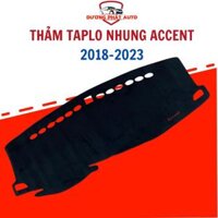 THẢM TAPLO NHUNG ACCENT 2018-2023 3 LỚP CHỐNG TRƯỢT HYUNDAI ACCENT