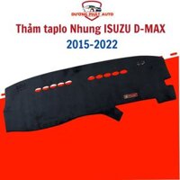 Thảm taplo Nhung cừu xe ISUZU D-MAX 2015-2022 cao cấp , chống nóng tốt, chống trơn trượt hiệu quả