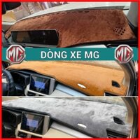 Thảm Taplo Nhung Lông Cừu MG5, MG ZS. MG HS, Thảm Phủ Taplo Cao Cấp 4 Màu Chuẩn Form, Dày Dặn, Chống Nóng