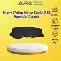 Thảm taplo ô tô lông cừu 📌HÀNG LOẠI I📌 xe Hyundai Accent có 3 lớp chống Trượt