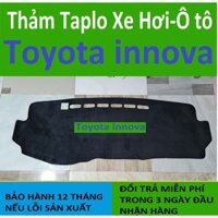 Tham Taplo Toyota Innova Màu Đen,Thảm Che Nắng Taplo Xe Hơi 3 Lớp Dầy Dặn,Có Đủ Chất Liệu