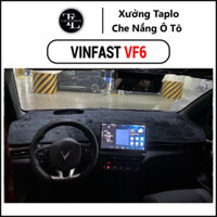 Thảm taplo VINFAST VF6 da cacbon,da vân gỗ, tuyết nhung chống nắng cao cấp mới nhất,chuẩn form