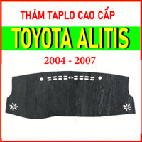 Thảm Taplo xe Toyota Altis 2004 đến 2023 da carbon, thảm nhung, thảm che nắng da carbon cao cấp