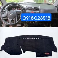 Thảm trải chống nắng Taplo Kia Morning 2008 2009 2010 2011, nhung mịn, không mùi, không nổ, hàng dày