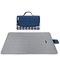 Thảm trải dã ngoại đi picnic 195x200 cm trải sàn CLEACCO   , đi pinic thiết kế gấp gọn tiện lợi mang đi BORO SPORT - Hàng chính hãng - Caro Xanh Nhạt