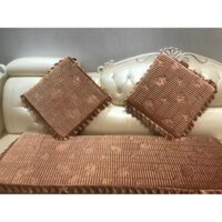 Thảm trải ghế gỗ,bộ đệm trải ghế gỗ êm ái sang trọng,nhiều kích thước lựa chọn