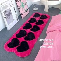 Thảm trải giường cạnh giường ngủ cho bé gái Thảm chống bẩn hoạt hình dễ thương Phòng khách