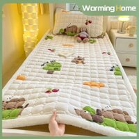 Thảm Trải Giường Ký Túc Xá, Thảm Nỉ Nhung Trải Giường Đa Năng 3 lớp - Chất Liệu Bông Trắng
