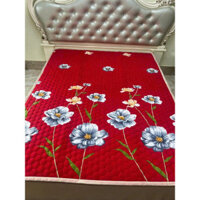 Thảm trải giường mùa đông Yuki nỉ nhung giữ nhiệt ấm áp đủ size 1m2, 1m6, 1m8, 2m2 chần bông gòn trắng 100%