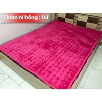 Thảm trải giường nỉ nhung 1m5