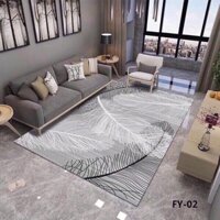 Thảm trải sàn Bali 5D mẫu lông vũ 2mx3m