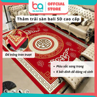 Thảm trải sàn bali 5D nỉ lì dày dặn cao cấp, thảm bali trải sàn phòng khách lót sàn phòng ngủ decor trang trí phòng