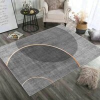 Thảm Trải Sàn Bali Bề Mặt Nỉ Lì Đế Cao Su Mẫu Hiện Đại Màu Ghi Xám