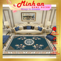 Thảm trải sàn bali cao cấp MẪU KHUNG TRANH mới nhất kích thước 1m6*2m3-MINH AN HOME DECOR