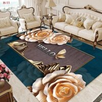 thảm trải sàn Bali, thảm trải sàn Bali 5D mẫu Hoàng gia cao cấp, thảm mẫu mới hot nhất 2023 kích thước 1m6x2m3 và 2mx3m