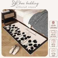 Thảm Trải Sàn Chân Giường, Thảm Decor Phòng Phong Cách Đơn Giản Size 50x120cm