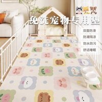 Thảm trải sàn cho thú cưng Chống thấm nước pvc chống nước Chó nuôi hàng rào đặc biệt Thảm chó mèo Placemat Chống trượt Chó lồng Thảm