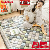 Thảm Trải Sàn Cotton Phòng Ngủ Hộ Gia Đình Hình Chữ Nhật Bò Thảm Chống Trượt Tatami Chăn Bay Cửa Sổ Thảm Sofa Đệm Bao