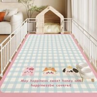 Thảm trải sàn đặc biệt chống thấm nước và chống nước tiểu cho thú cưng PVC chống trượt Không rửa và không chăm sóc Chó Chuồng chó Hàng rào Thảm