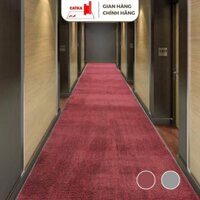 Thảm Trải Sàn Hành Lang Da Báo Đế Đen Màu Đỏ Đô Xám Nhựa PVC Độ Bền Cao Trang Trí Nhà Cửa Khách Sạn 120cm x 50cm
