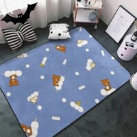 Thảm trải sàn lớn Rilakkuma Thảm trải sàn chống trượt mềm mại trong nhà 60 x 39 in