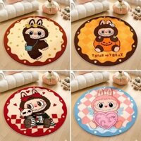 Thảm trải sàn lông cừu cao cấp hình tròn