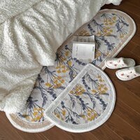 Thảm trải sàn lông mịn, Thảm lót chân vintage