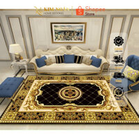 Thảm trải sàn nỉ lì Bali thảm trang trí phòng khách 1m6x2m3&2mx3m có hạt nhựa chống trượt. | KIM NGÂN