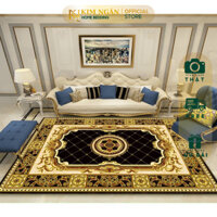 Thảm trải sàn nỉ lì Bali thảm trang trí phòng khách 1m6x2m3&2mx3m có hạt nhựa chống trượt. | KIM NGÂN