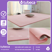 Thảm trải sàn nỉ nhung lông ngắn một màu đẹp giá rẻ 1m 1m2 1m6 2m | TUBECA