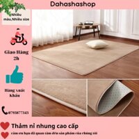 Thảm trải sàn nỉ nhung màu khaki cao cấp, dùng cho phòng khách, phòng ngủ  nhiều màu