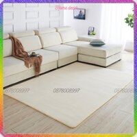 Thảm trải sàn phòng khách màu BE size 1mX1m6 ,1m6X2m