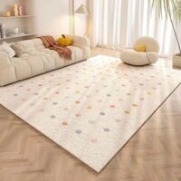 thảm trải sàn phòng khách, vải cashmere giả,Chấm bi, màu trơn, cao cấp, Kích thước 80*120cm-140*200cm,Cảm giác chạm siêu mềm mại,độ đàn hồi tốt thảm phòng kháchthảm phòng khách thảm nhà thảm trải sàn