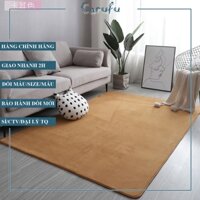 Thảm trải sàn phòng khách 160x100cm màu KhaKi NHUNG nỉ cao cấp