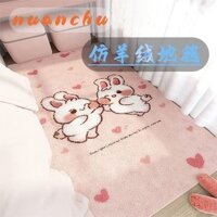 Thảm Trải Sàn Phòng Ngủ Phòng Khách Cạnh Giường Chiếu Cô Gái Nổi Tiếng Trên Mạng Thảm Trang Trí Phòng Gia Đình Dày Chống
