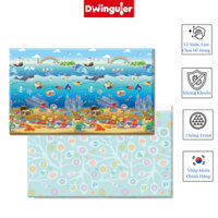 Thảm trải sàn tập đi 2 mặt mềm mịn chống trượt cho bé Dwinguler Hàn Quốc mẫu Ocean 2m3*1m4*15mm